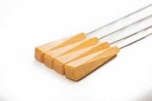 Load image into Gallery viewer, Set of 4 Bird's Eye Maple Roasting Sticks