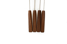 Load image into Gallery viewer, Set of 4 Walnut Roasting Sticks
